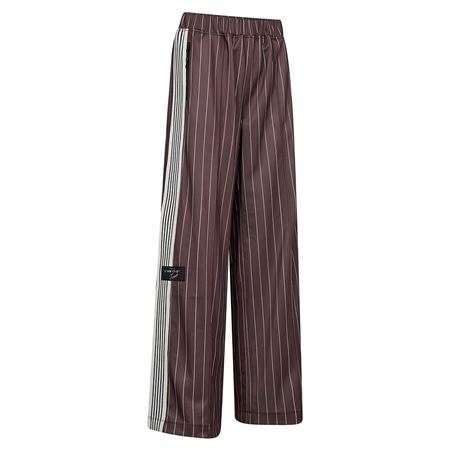 Haute L'Amitié Baggy Pin Stripe Track Pants Mocca